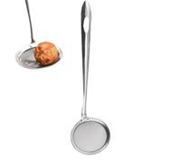 Fine Mesh Strainer - Flour Sifter for Baking | Professional Grade Kitchenware with Ergonomic Rubber Grips & Heat Resistant Wire Netting for Dusting Cocoa, Blanching Pasta, Steeping Tea and Frying