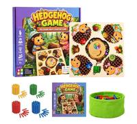 Fine Motor Hedgehog - Interactive Learning Activity, Animal Color Sorting