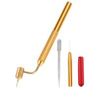 Fine Paint, Detailing Fine Fluid Applicator, Obliquo Fine Writer Ottone Dettaglio Fluid Writer Perfetto per Rock Chips e Riparazione Scratch Homraa