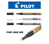 Fine Penna Marker Pilot Super Color 3.0mm Inchiostro Permanente Metallic Paint