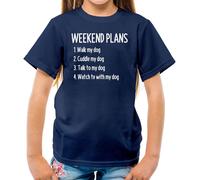 Fine Settimana Piani With My Cane - T-Shirt - Cani Doggy Cagnolino Love Cani