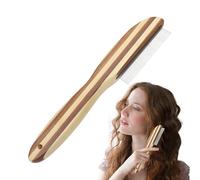 Fine Tooth Dandruff Comb - Stainless Steel Scalp Cleaning Comb