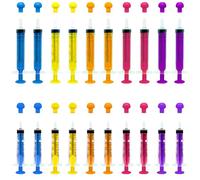 FINEASY 20 siringhe in plastica da 10 ml e 5 ml, monouso con tappo, siringa in plastica senza ago, siringhe sterili per l'alimentazione degli animali, liquidi, ricariche, alimentazione degli animali