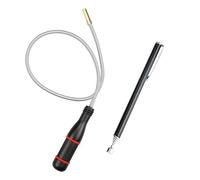 FINEASY 60cm Flessibile Telescopico Magnet, Magnetico con Manico Antiscivolo, Penna Magnetica, Calamita Telescopica per Raccogliere Piccoli Pezzi, Chiavi e Parti di Auto