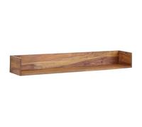 FineBuy Mensola da Parete 120x20x15 cm Legno Massello di Sheesham