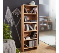 FineBuy Scaffale per CD 5 soggetti 30 x 90 x 17 cm Mensola Piccolo 100 CDs