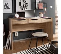 FineBuy Scrivania Sonoma Piccola con Cassetti Tavolo da Ufficio 120x55x75 cm