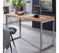FineBuy Scrivania Ufficio 120x76x60 cm Legno massiccio Cameretta