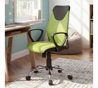 FineBuy Sedia Bambini Ufficio Ecopelle / Tessuto Poltrona Scrivania Imbottita