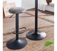 FineBuy Sgabello da Bar 58 - 79 cm Metallo Moderno Regolabile Sgabello da Cucina
