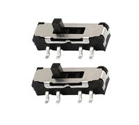 Finecorsa 10 pezzi 8 pin Mini interruttore a scorrimento 3 posizioni Micro a levetta a nero