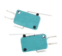 Finecorsa 5 pezzi 5A 250 V 125 V NO + NC + COM 6,3 mm 3 pin SPDT 28 mm 52 mm Leva a rullo ad arco Touch 5 pezzi(Green)