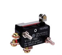 Finecorsa 5 pz 15A 250VAC V-15 Pulsante SPDT 1NO 1NC Microinterruttore(V-15-1b5s)