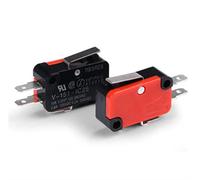 Finecorsa 5 pz 15A 250VAC V-15 Pulsante SPDT 1NO 1NC Microinterruttore(V-151-1c25)