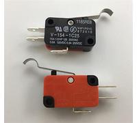 Finecorsa 5 pz 15A 250VAC V-15 Pulsante SPDT 1NO 1NC Microinterruttore(V-154-1c25)