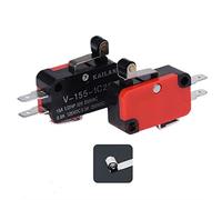 Finecorsa 5 pz 15A 250VAC V-15 Pulsante SPDT 1NO 1NC Microinterruttore(V-155-1c25)