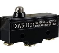 Finecorsa LXW5-11D1 Pulsante di corsa Micro finecorsa 3 terminali a vite Stantuffo a molla corto 10A 380VAC 220VDC(20pcs)