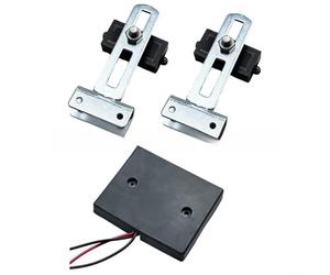 Finecorsa magnetico per cancello scorrevole, rilevatore di posizione normalmente aperto con kit di magneti di limitazione, sensore metallico impermeabile per automazione di cancelli elettrici (B)