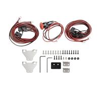 Finecorsa per CNC 3018 PRO/3018 Max/3020, terminale a 2 pin, per macchina da incidere, interruttore di arresto di emergenza, con cavo da 80 cm, in plastica, nero/rosso, accessori di montaggio inclusi