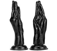 Fineim BDSM Grande Fisting Dildo, Plug anale Enorme dildo, Pugno realistico Butt Plug Silicone Punto G Masturbarsi Succhiare la mano grande Giocattolo del sesso anale Pene for uomini Donne Dildo anale