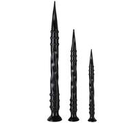 Fineim BDSM Plug anale in silicone super lungo Butt plug S/M/L Massaggio prostatico Dilatatore ano Masturbazione Stimolazione del punto G Dildo anale Plug anali Giocattoli sessuali for uomini Donne(Sc
