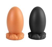 Fineim Tappi anali in silicone da 9 cm di diametro BDSM con ventosa Enorme plug anale Extra large Dilatatore anale Dilatatore dell'ano Masturbazione Grande dildo Perline anali Giocattoli sessuali for