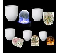 FineInno 5 Pezzi Stampi Resina Cilindrico Cylinder Resin Molds Stampo Silicone Grande Stampi Epossidica Gioielli per DIY Candela Decorazione Domestica Resina Lampada