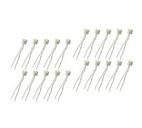 Fineled, confezione da 20 portalampada MR16 G5.3 a LED, base in ceramica, attacco MR16 G5.3 Mr11, per lampadine alogene e LED da 12 V, adattatore per presa di base del connettore del cavo