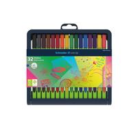 Fineliner Line-Up - punta 0,4mm - colori assortiti - Schneider - astuccio 32 col