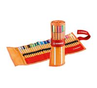 FINELINER POINT 88 - TRATTO 0,4 MM - COLORI ASSORTITI - STABILO - ROLLERSET 30 P