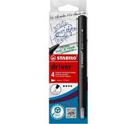 Stabilo dr!ver - Fineliner Premium - Tratto Fine (0,4 mm) - Astuccio da 4 - Verde, Rosso, Blu, Nero