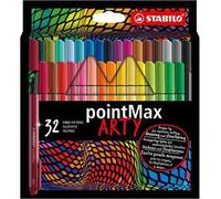 Fineliner Premium - STABILO pointMax - ARTY - Astuccio da 32 - Colori assortiti