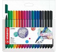 Fineliner Premium - STABILO pointMax - Astuccio da 18 - Colori assortiti