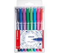 Fineliner Sensor Stabilo - 0,3 mm - 189/8 (Assortiti Conf. 8)