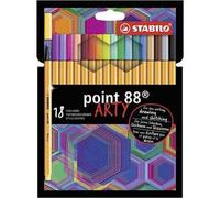 STABILO Point 88 Arty Custodia da 18 pennarelli