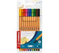Fineliner - STABILO point 88 - Astuccio da 10 - Colori assortiti
