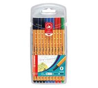 STABILO point 88 - Fineliner - Astuccio da 10 - Office Edition - Nero/Blu/Rosso/Verde