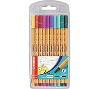 Stabilo point 88 - Fineliner - Astuccio da 10 - Special Edition - Colori assortiti