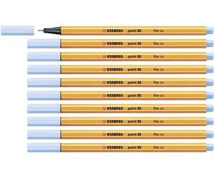 Fineliner - STABILO point 88 - Confezione da 10 - Blu cobalto