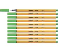 Fineliner - STABILO point 88 - Confezione da 10 - Verde