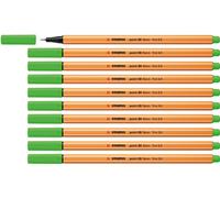 Fineliner - STABILO point 88 - Confezione da 10 - Verde mela