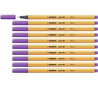 Fineliner - STABILO point 88 - Confezione da 10 - Viola