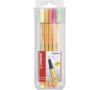 Stabilo point 88 - Fineliner - Astuccio da 5 - Colori NEON assortiti