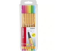 Fineliner - STABILO point 88 NEON - Astuccio da 6 - Colori NEON assortiti 1 unit