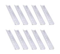 FINELYCR 10 Pezzi Guide per Cassetti, 20 X 3,5 X 0,75 cm Barra Din, Alluminio Guida Din, Buona Resistenza All'ossidazione, Non Facile da Invecchiare, Guide in Metallo per Interruttori, Relè, Morsetti