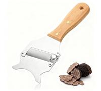 FINELYCR Taglia Tartufo, Spessore Regolabile Affetta Formaggio, Con Foro per Appendere il Manico in Legno, Affetta Tartufo per Tagliare Tartufi Cioccolato Formaggio Burro