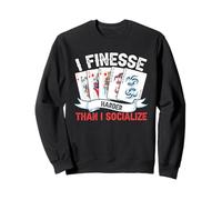 Finesse più Difficile di Quanto socializzi Felpa
