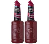 Finest Call, Raspberry, 1 l, Purea di Frutta con Lamponi, Zucchero di Canna, Ideale per Cocktail, Smoothie, Topping e Dessert (Confezione da 2)