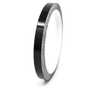 Finest Folia 10m Strisce adhesive decorative per auto moto barca e modellismo in vari colori autoadesive Lunghezza (7mm, Nero)