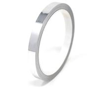 Finest Folia 10m Strisce adhesive effetto cromo decorative per auto moto barca e modellismo in vari colori autoadesive Lunghezza (9mm, Argento cromato)